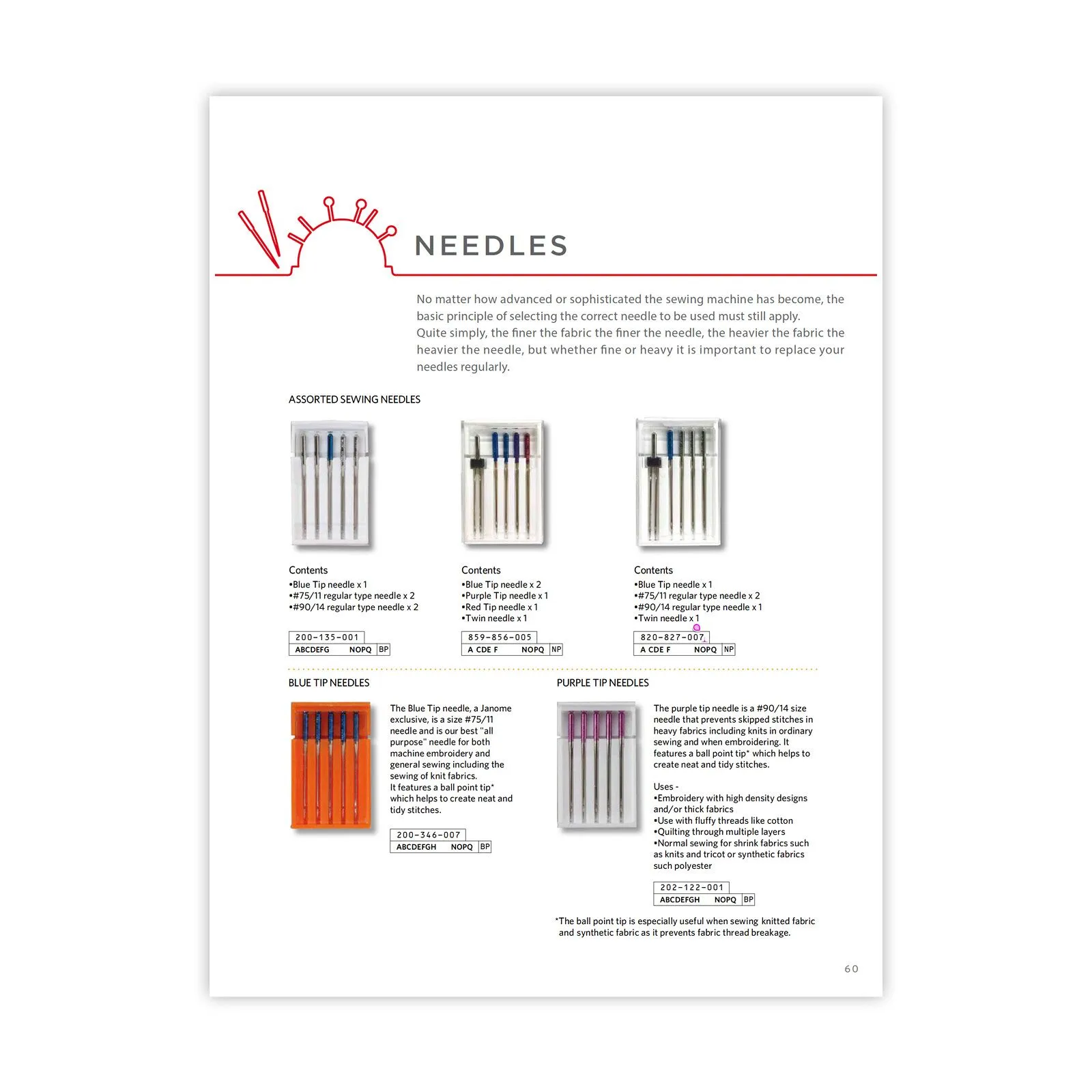 Accessory Catalogue - Janome