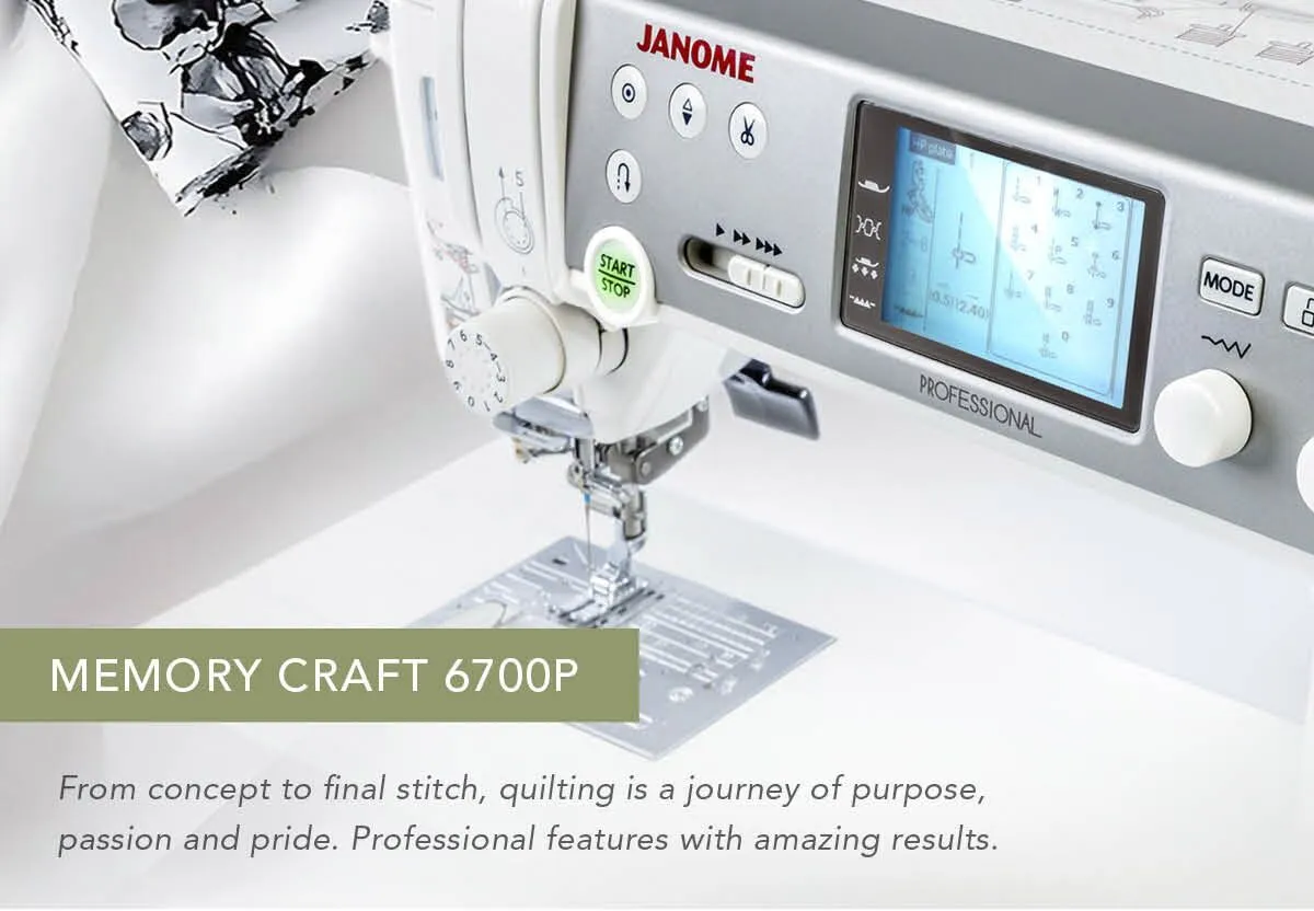 MC6700P Sewing Imagination - Janome