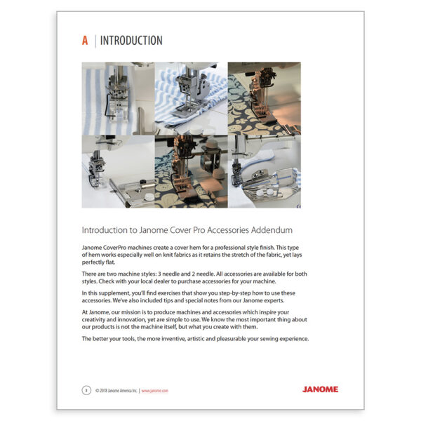 Presser Foot Workbook - CoverPro Accessories Addendum - Image 3
