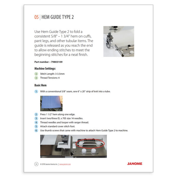 Presser Foot Workbook - CoverPro Accessories Addendum - Image 4