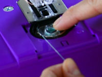 Janome Derby Installing the Bobbin