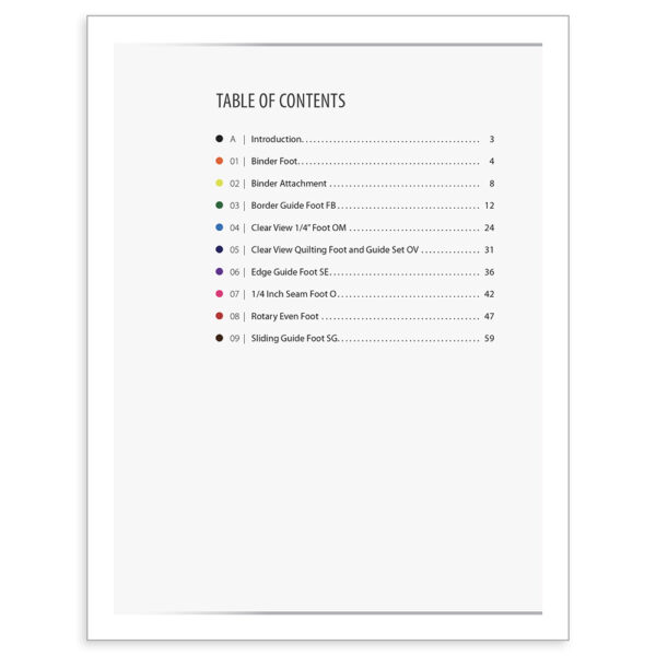 Presser Foot Workbook - Binders and Guides Addendum - Image 2